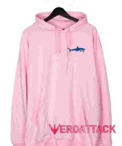 Shark Light Pink color Hoodies