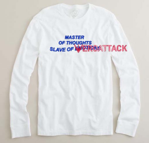 Master of Thoughts Slave of Emotions Long sleeve T Shirt