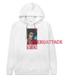 Scarface White color Hoodies
