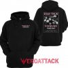 Yours Truly Stay True Forever Roses Black color Hoodies