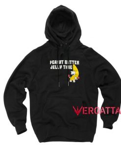 Peanut Butter Jelly Time Black color Hoodies
