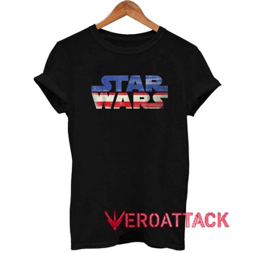 Star Wars Logo American Flag T Shirt
