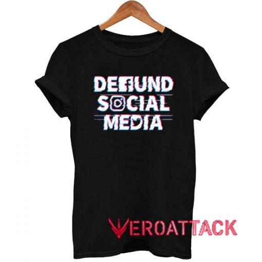 Defund Social Media Basic T Shirt