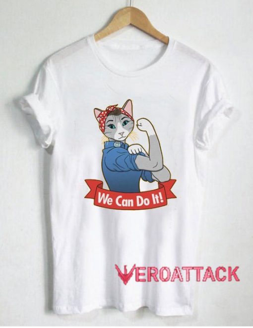 Rosie the Riveter Cat T Shirt