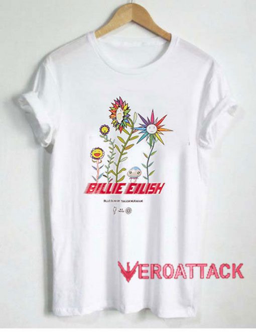 Billie Eilish Art Flower Tshirt