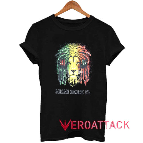 Miami Beach Reggae Lion Tshirt.