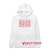 Sold Out Letters White Hoodies
