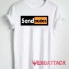 Send Nudes Box Logo Tshirt