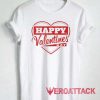 Happy Valentine Day Heart Tshirt