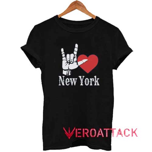 I Love New York Love Sign Tshirt
