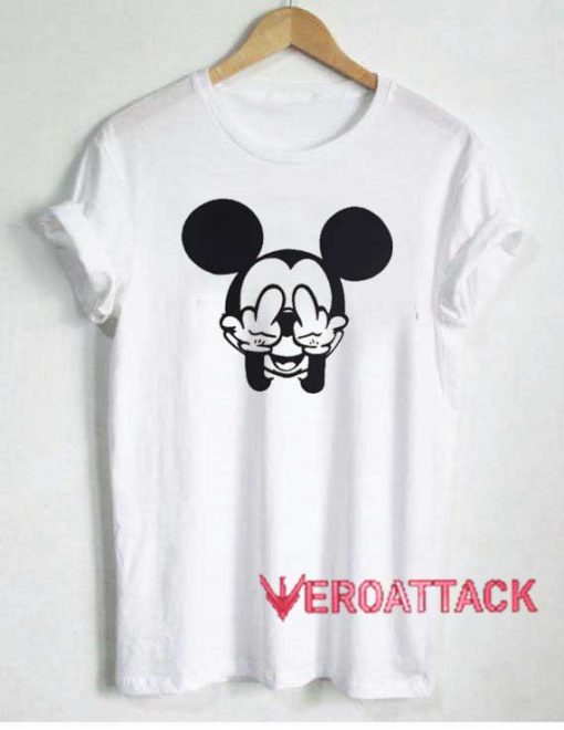 Middle Finger Mickey Mouse Tshirt
