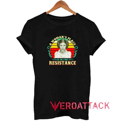 Carrie Fisher The Resistance Retro Shirt