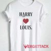 Funny Harry Loves Louis Font Tshirt