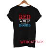 Red White And Boobs Graphic Shirt