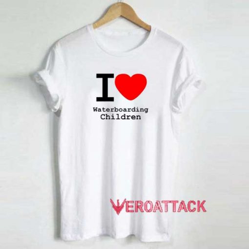 Love Waterboarding Children Shirt