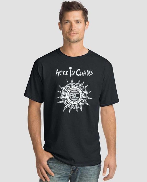 Sun Black Alice in Chains Concert Shirts