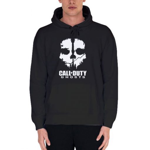 Black Hoodie Funny Ghosts Call of Duty Shirts