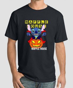 Halloween Moon Shirt Waffle House T Shirt