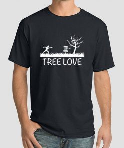 Vintage Tree Love Disc Golf Shirt