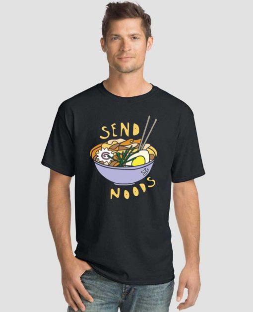 Send Noods Ramen Noodle Anime T-shirt
