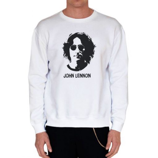 White Sweatshirt The Legend of John Lennon Shirt