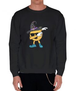 Black Sweatshirt Dabbing Emoji Witch Hat Sunglasses Shirt
