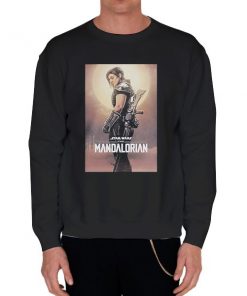 Black Sweatshirt Star Wars the Mandalorian Cara Dune Shirt