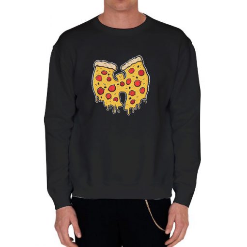 Black Sweatshirt Wutang Clan Wu Tang Pizza Shirt