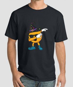 Dabbing Emoji Witch Hat Sunglasses Shirt