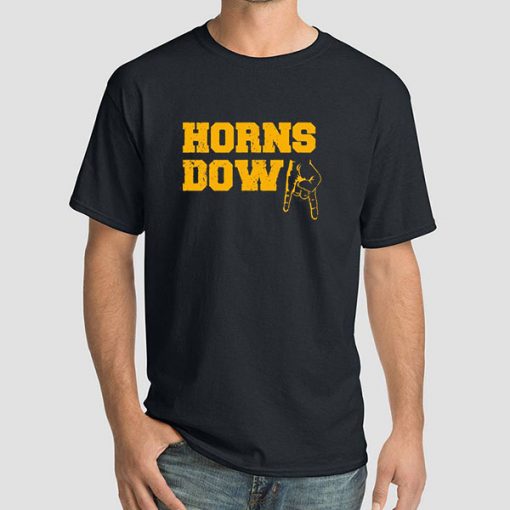 Funny Horns Down Wvu Shirt
