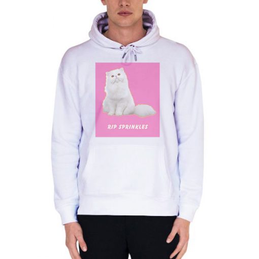 White Hoodie RIP Sprinkles Shirt the Office