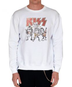 White Sweatshirt Ok Ko Kiss Cartoon Vintage Shirt