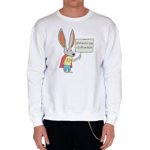 White Sweatshirt Ultra Bunny the Suicide Squad Rick Flag Shirt