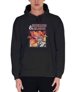 Black Hoodie Hot Dungeons and Dragons and Diners Shirt