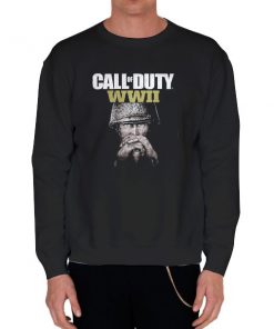 Black Sweatshirt Call of Duty Wwii T Shirts