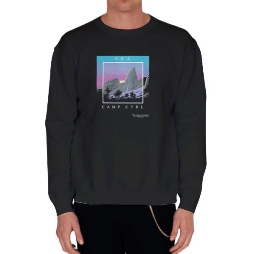 Black Sweatshirt TDE X SZA Camp Ctrl Shirt