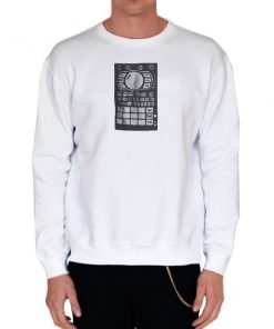 White Sweatshirt Woodblock Relief Print Roland Sp 404 Shirt