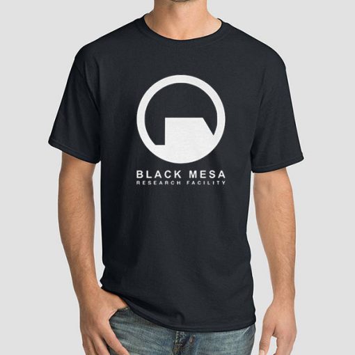 Black T Shirt Research Facility Black Mesa Hoodie