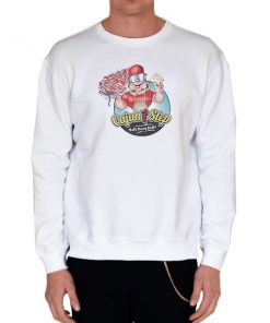 White Sweatshirt Logo Stale Cracker Merchandise Shirt