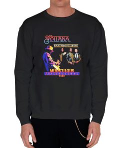Black Sweatshirt Santana Earth Wind and Fire T Shirt
