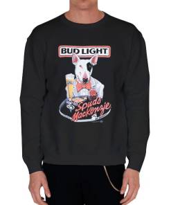 Black Sweatshirt Bud Light Spuds Mackenzie