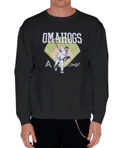 Black Sweatshirt NWT Arkansas Razorbacks Omahogs
