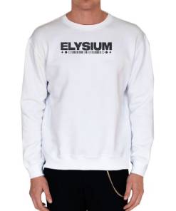 White Sweatshirt Alex Eubank Merch Elysium Essential