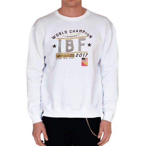 White Sweatshirt IBF World Champion Errol Spence Merchandise