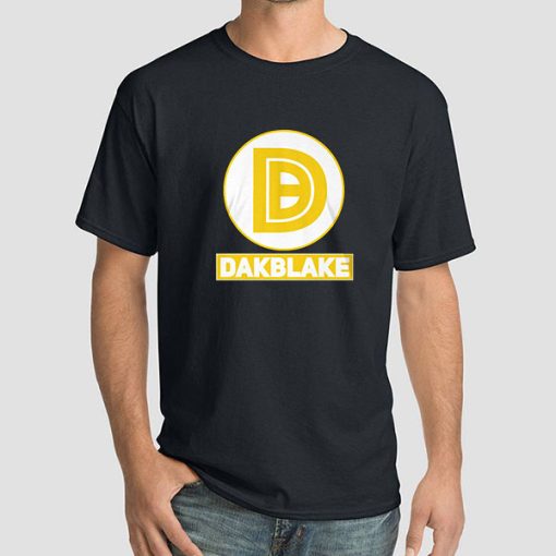 Dakblake Merch Golden Logo Shirt