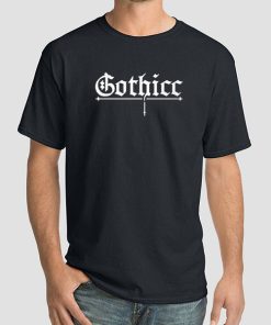 Letter Design Gothicc Shirt