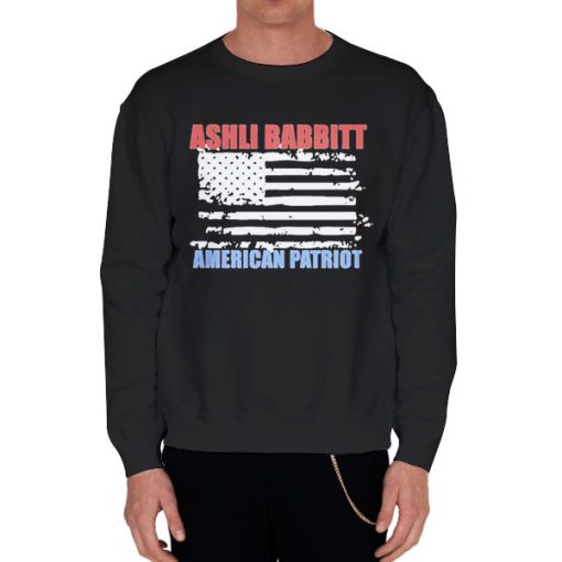 Black Sweatshirt American Patriot Ashley Babbitt