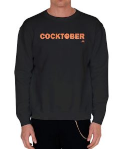 Black Sweatshirt Baylen Levine Pumpkin Halloween Cocktober