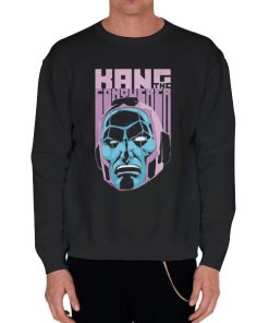 Black Sweatshirt Retro Kang the Conqueror Face