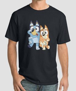 Cute Characters Bluey Tshirt for Adults